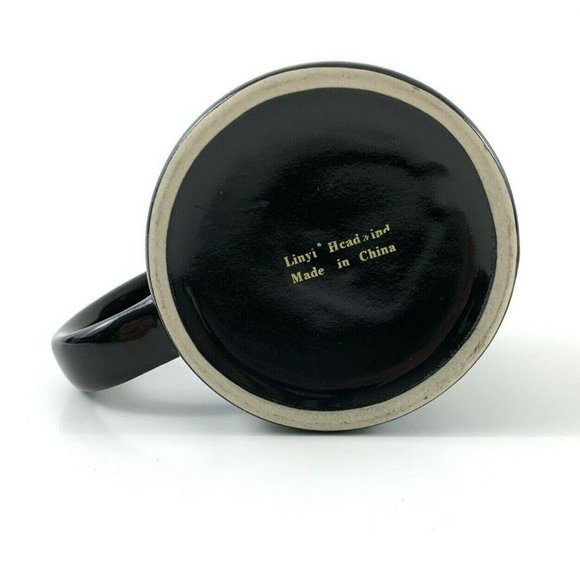 1987 Albert Elovitz Inc Grand Piano Coffee Mug. Black w/ Gold. 10 oz. VGC! - Picture 7 of 7